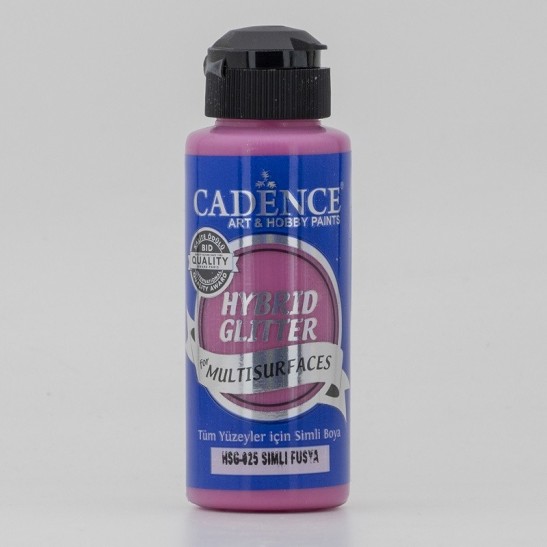 Υβριδικό ακρυλικό γκλίτερ fuchsia 120 ml