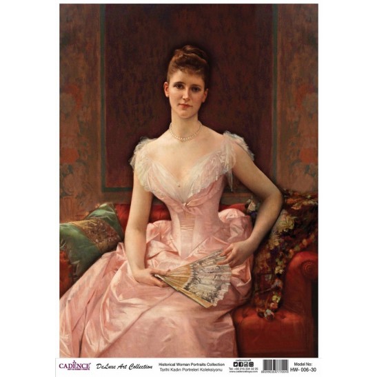 Deluxe historical woman collection 30X42 HW006