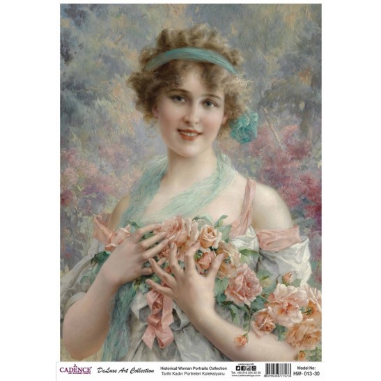 Deluxe historical woman collection 30X42 HW013