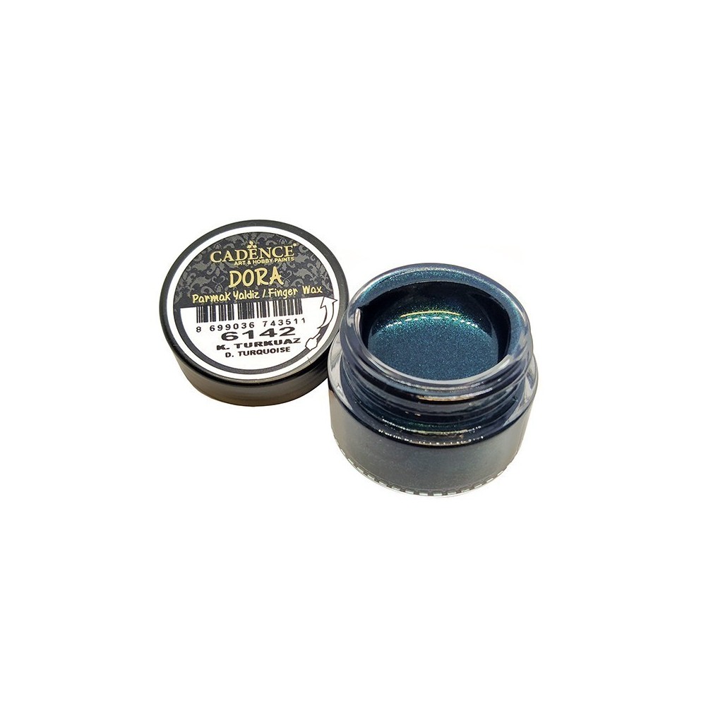 Dora wax dark turquoise