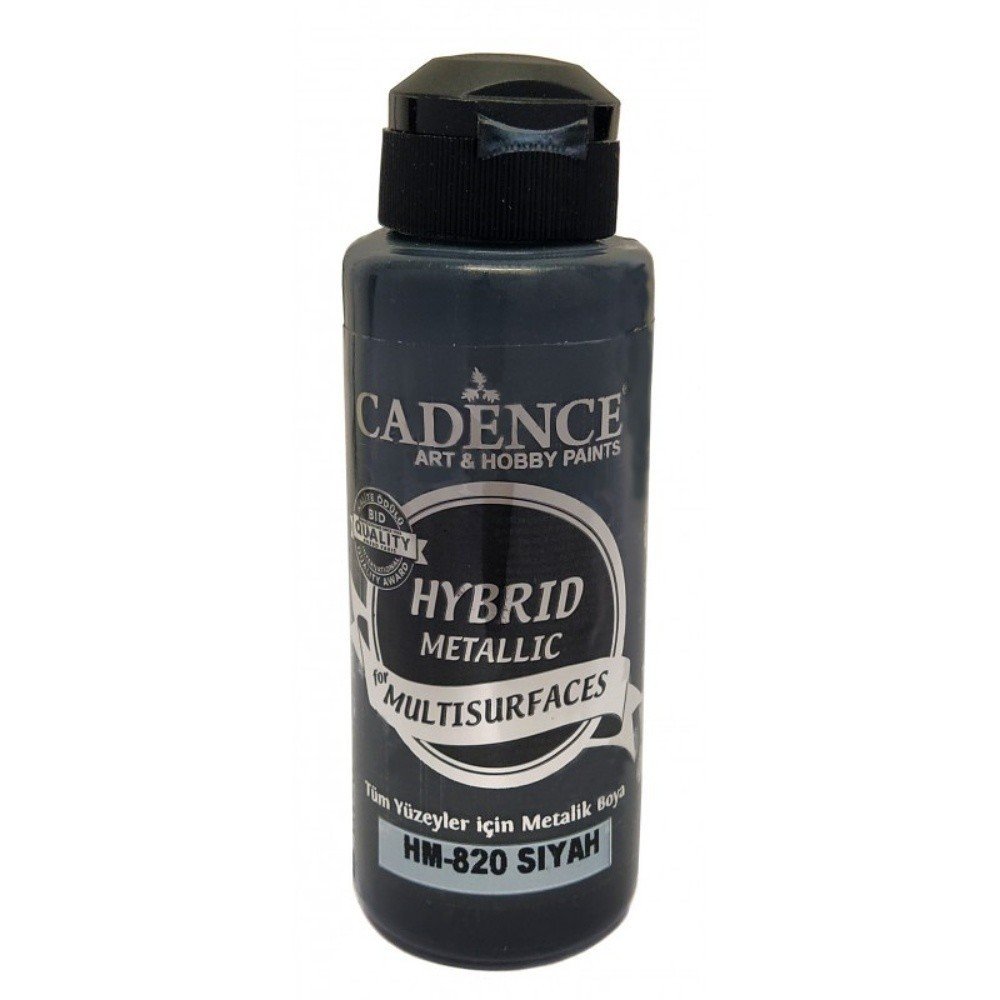 Υβριδικό μεταλλικό χρώμα black 120 ml