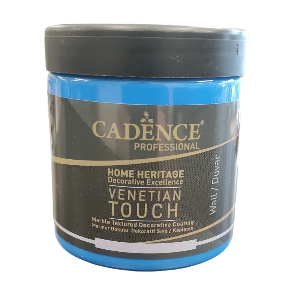 Venetian touch marble textured coat royal blue