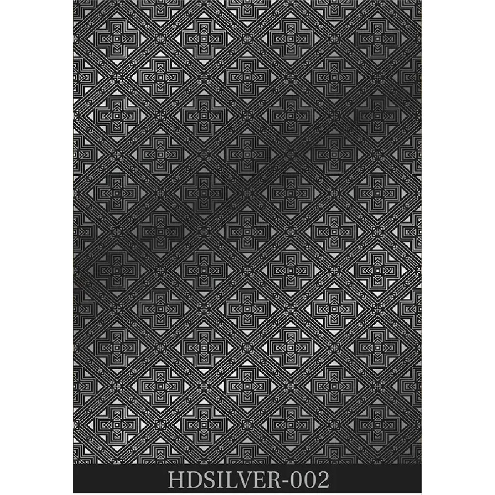 Home decor RubOn transfer silver 30X42 HDS002