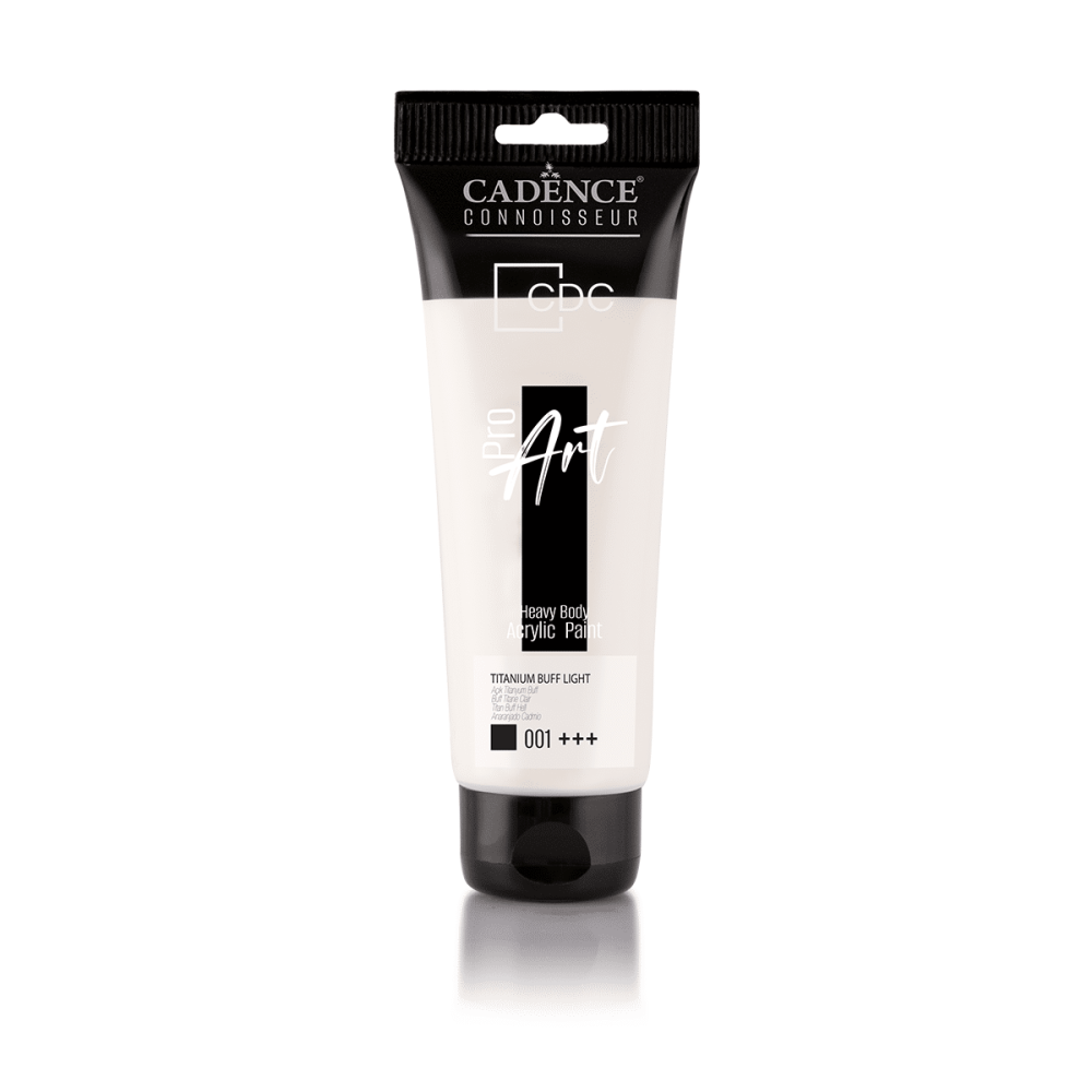 Proart heavy body acrylic paint Titanium Buff light 120 ml - PR001