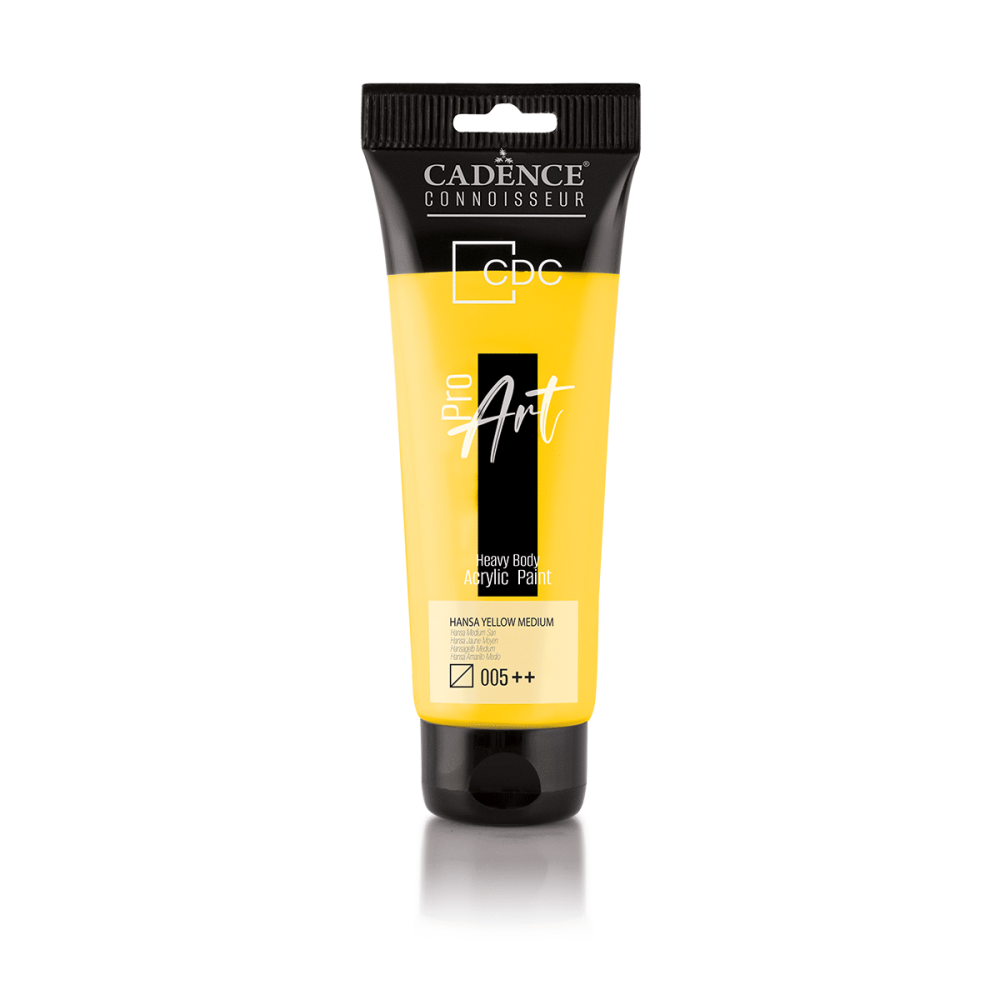 Proart heavy body acrylic paint Hansa Yellow Medium 120 ml - PR005