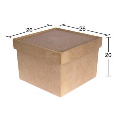 Κουτί τετράγωνο 26X26X20