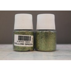 yellow-green glitter cadence