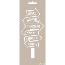 STENCIL MU SERIE 10X25