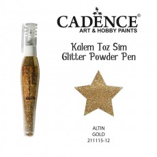 Glitter powder pen gold