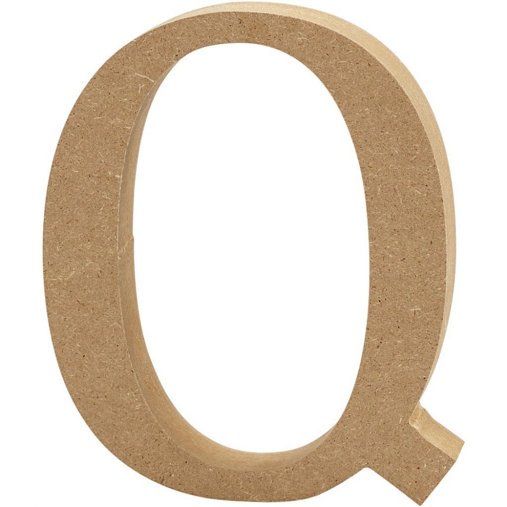 Ξύλινο Γράμμα 8cm - Q