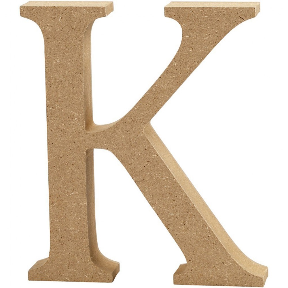 Ξύλινο Γράμμα 8cm - K