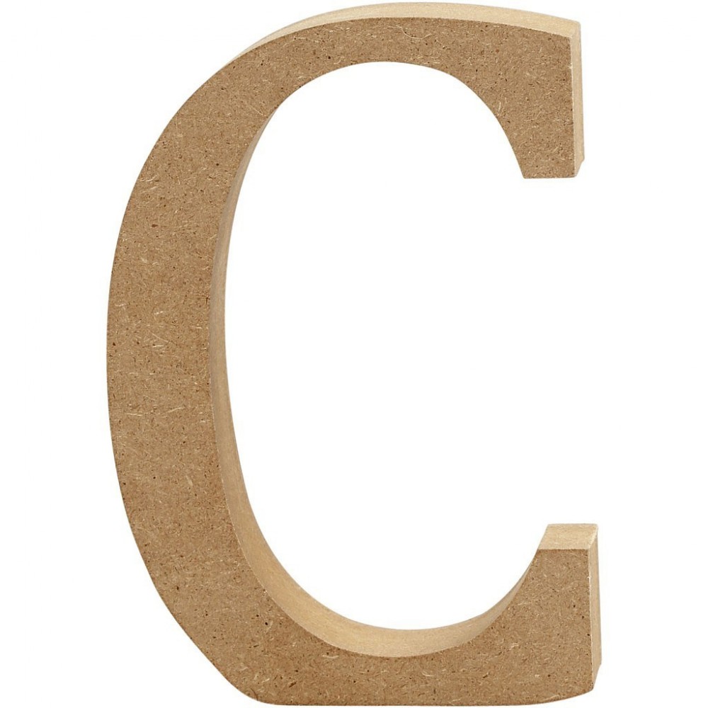 Ξύλινο Γράμμα 8cm - C