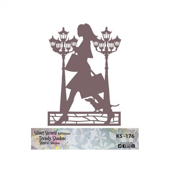 Trendy Shadow Stencil