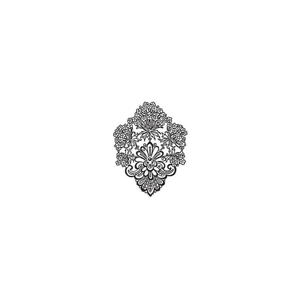 Lace transfer white 25X35