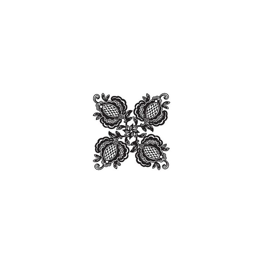 Lace transfer white 25X35