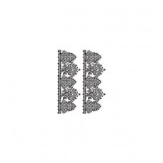 Lace transfer white 25X35