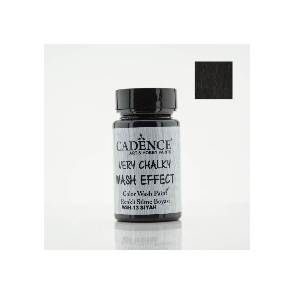 Very chalky wash effect - Black 90 ml