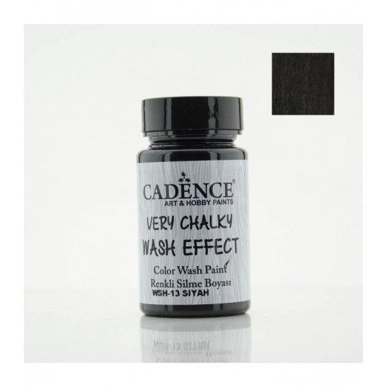 Very chalky wash effect - Black 90 ml