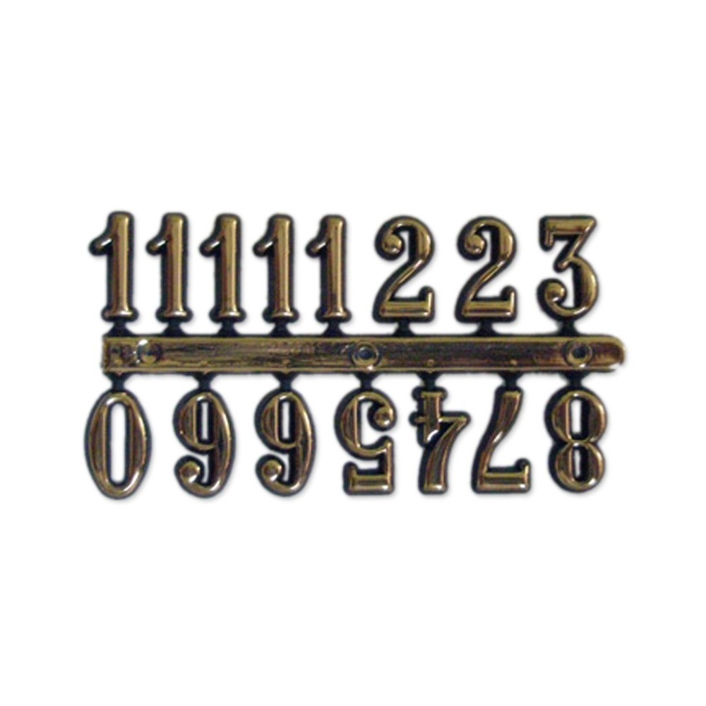 Αυτοκόλλητοι αριθμοί χρυσοι 15 mm