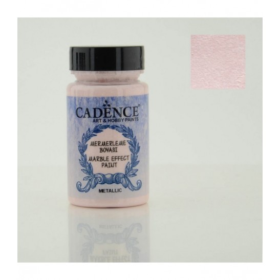 Marble Effect Light Pink Metallic