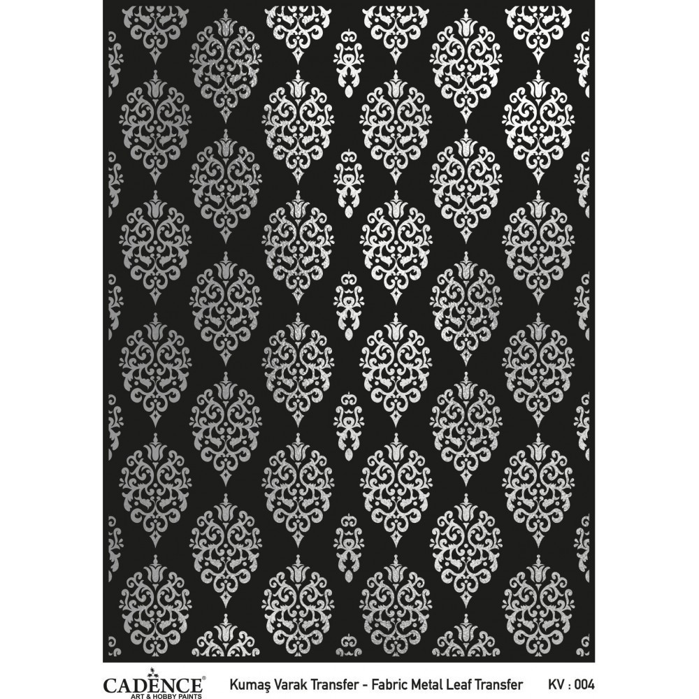 Fabric metal leaf transfer 30X42